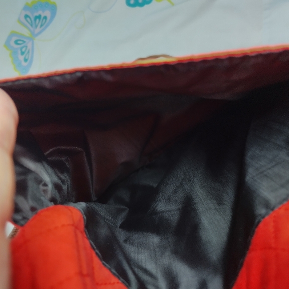 STONE MOUNTAIN Women's Crossbody Purse Quilted Lockport Style Coral Color NWT - Picture 6 of 16